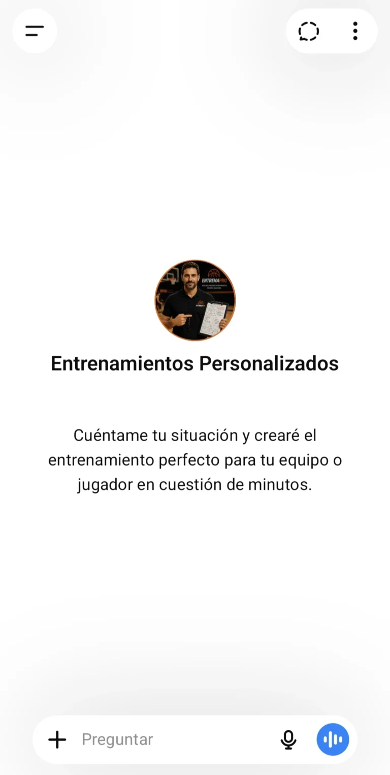 Agente entrenamientos